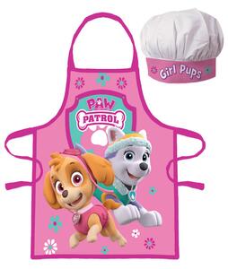 DETSKÁ ZÁSTERA S ČIAPKOU PAW PATROL 45X50 CM, 2X33CM VZOROVANÁ