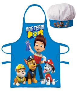 DETSKÁ ZÁSTERA S ČIAPKOU PAW PATROL 45X50 CM, 2X33CM VZOROVANÁ