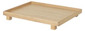 Ferm Living Drevený podnos Bon large, oak