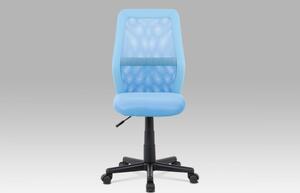 Kancelárska stolička MESH KA-V101 látka / ekokoža / plast AUTRONIC Modrá