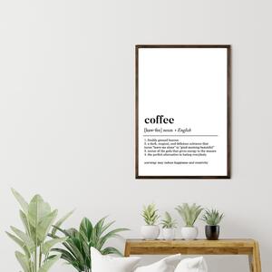 Plagát v ráme 50x70 cm Coffee – Wallity