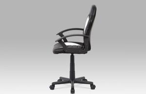Kancelárska stolička KA-V107 ekokoža / plast Autronic Červená
