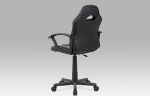Kancelárska stolička KA-V107 ekokoža / plast Autronic Biela