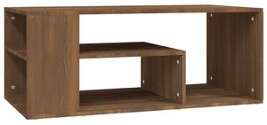 Konferenčný stolík hnedý dub 100x50x40 cm spracované drevo