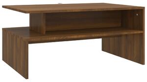 Konferenčný stolík hnedý dub 90x60x42,5 cm spracované drevo