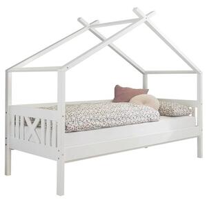 Domčeková posteľ KARLONIE 2 biela, 90x200 cm