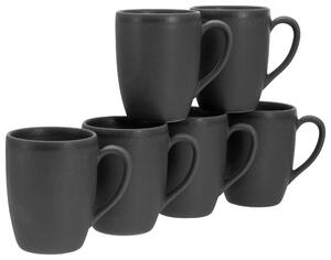 SADA HRNČEKOV NA KÁVU Soft Touch Black 6-dielne Creatable - Hrnčeky & šálky, Online Only