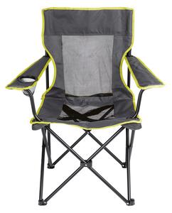 Rocktrail Skladacia kempingová stolička (sivá/žltá) (100361502)