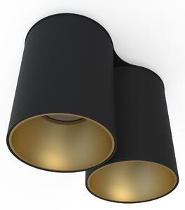 NOWODVORSKI Moderné stropné LED osvetlenie EYE TONE, 2xGU10, 10W, čiernozlaté