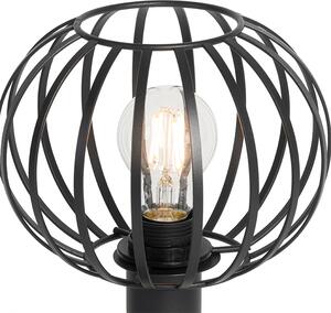 Dizajnová stolná lampa čierna - Johanna