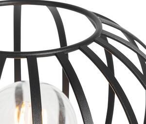 Dizajnová stolná lampa čierna - Johanna