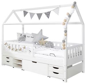 DOMČEKOVÁ POSTEĽ, 90/200 cm biela MID.YOU - Detské izby, Online Only