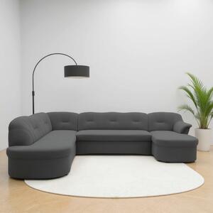 SEDACIA SÚPRAVA, textil, tmavosivá MID.YOU - Sedačky, Online Only