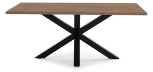 Jedálenský stôl s doskou v dekore orechového dreva 100x180 cm Comba - Marckeric