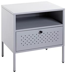 NOČNÝ STOLÍK, sivá, 45/50/35 cm - Nočné stolíky, Online Only