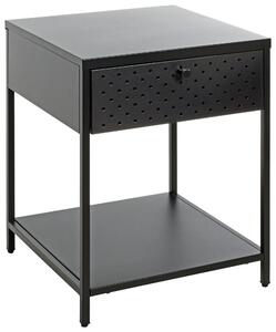 NOČNÝ STOLÍK, čierna, 40/53/40 cm - Nočné stolíky, Online Only