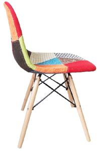 KONDELA Jedálenská stolička, mix farieb, CANDIE NEW TYP 2