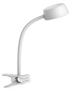 TOP-LIGHT Stolová LED lampa s klipom OLIVIA KL B, 4,5 W, teplá biela, biela