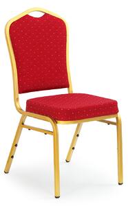 Jedálenská stolička Carn (bordová + zlatá). Vlastná spoľahlivá doprava až k Vám domov. 769923