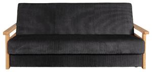 ROZKLADACIA POHOVKA, textil, čierna P & B - Sedačky, Online Only