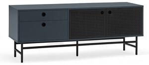 Tmavomodrý TV stolík 140x52 cm Punto - Teulat