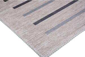 Svetlohnedý umývateľný koberec behúň 80x200 cm - Vitaus