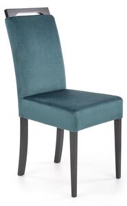 Halmar Jedálenská stolička CLARION 2 velvet tmavo zelená