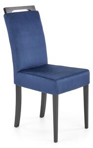 Halmar Jedálenská stolička CLARION 2 velvet modrá