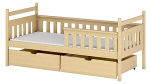 Detská posteľ 80 x 180 cm Emelda (s roštom a úl. priestorom) (borovica). Vlastná spoľahlivá doprava až k Vám domov. 1012792