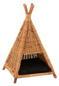 Ratanový pelech Miauw Miauw pre mačku - 45 * 45 * 72 cm - J-Line by Jolipa