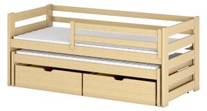 Detská posteľ 80 x 180 cm Keith (s roštom a úl. priestorom) (borovica). Vlastná spoľahlivá doprava až k Vám domov. 1012984