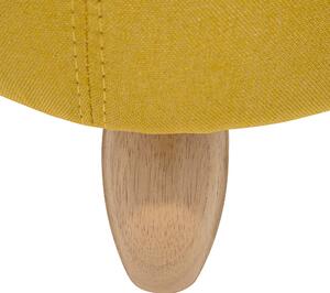 Zvieracia stolička žltá prasiatko silný materiál drevené nohy detská izba