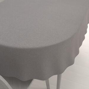 Biante Dekoračný oválny obrus BKR-503 Sivý režný 60x100 cm