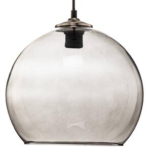 Závesná lampa Ball tienidlo guľa dymová sivá Ø30cm