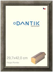 DANTIK rám na obraz 29,7x42 | Forgia Piombo (Plexi Čiré)