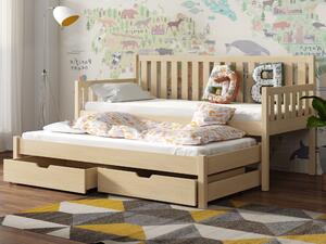 Detská posteľ 80 x 180 cm SUZI (s roštom a úl. priestorom) (borovica). Vlastná spoľahlivá doprava až k Vám domov. 1013036