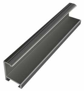 DANTIK rám na obraz 29,7x42 | ALU Stříbrná lesklá (Plexi Čiré)