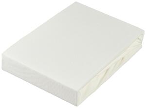 NAPÍN. PLACHTA NA TOPPER, džersej, krémová, 180/220 cm Novel - Obliečky & plachty