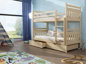 Detská posteľ 80 x 180 cm ARAS (s roštom a úl. priestorom) (borovica). Vlastná spoľahlivá doprava až k Vám domov. 1013332