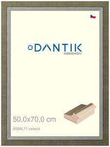 DANTIK rám na obraz 50x70 | AMALFI zelená (Plexi Čiré)