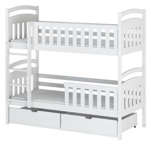 Detská posteľ 80 x 180 cm Sarina (s roštom a úl. priestorom) (biela). Vlastná spoľahlivá doprava až k Vám domov. 1013357