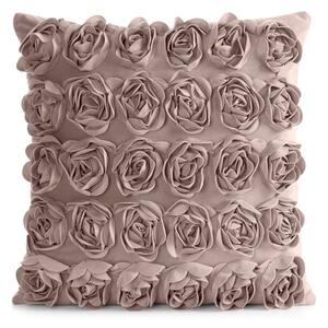 Dekorstudio Zamatová obliečka na vankúš ROSES 45x45cm - staroružová