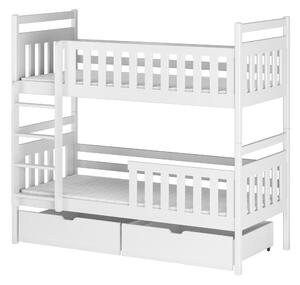 Detská posteľ 80 x 190 cm Mao (s roštom a úl. priestorom) (biela). Vlastná spoľahlivá doprava až k Vám domov. 1013389