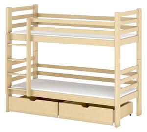 Detská posteľ 90 x 190 cm Paul (s roštom a úl. priestorom) (borovica). Vlastná spoľahlivá doprava až k Vám domov. 1013489