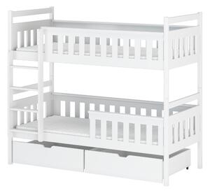 Detská posteľ 80 x 190 cm Tommy (s roštom a úl. priestorom) (biela). Vlastná spoľahlivá doprava až k Vám domov. 1013421