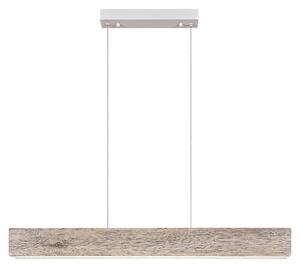 RABALUX Závesné moderné LED osvetlenie na lanku CINNAMON, 34W, teplá biela, hranaté, hnedé
