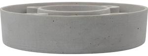 Svietnik The Ring Grey Polystone 26 cm