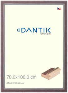 DANTIK rám na obraz 70x100 | AMALFI fialová (Plexi Čiré)