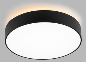 LED2 Prisadené stropné LED osvetlenie RINGO, 34+6W, teplá biela, okrúhle, čierne
