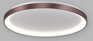 LED2 Prisadené stropné LED osvetlenie BELLA SLIM, 60W, 3000K/4000K, okrúhle, hnedé